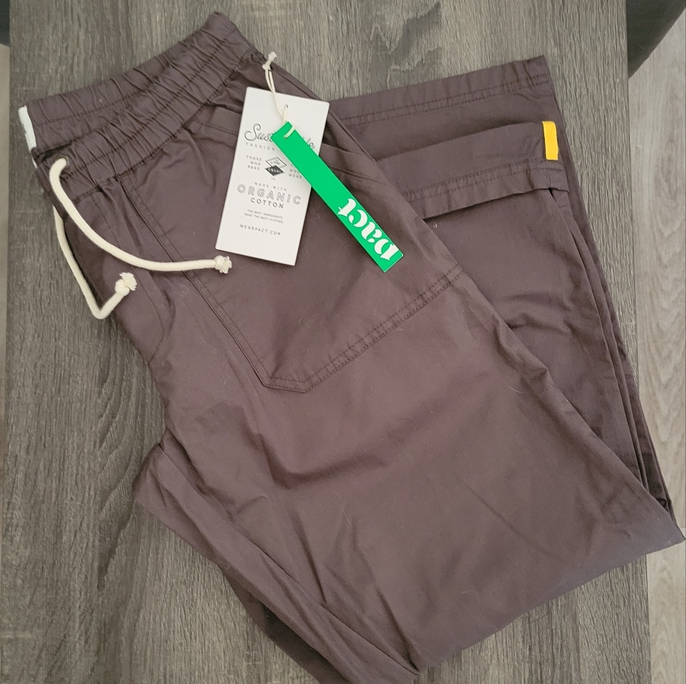 Pact Organic Cotton Pant with Cuff Detail